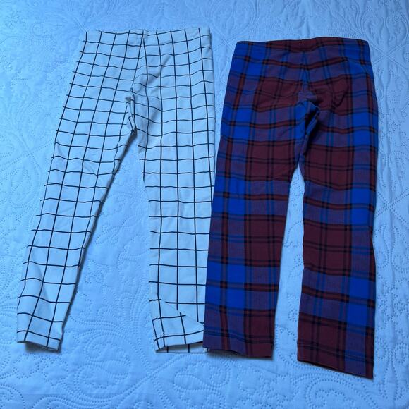Tea Collection Plaid Leggings Bundle Size 4 - Picture 4 of 6